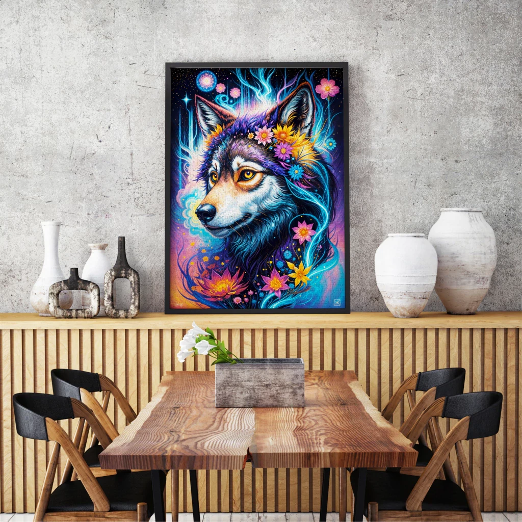 Magical Wolf Portrait - 1000 - foto 2
