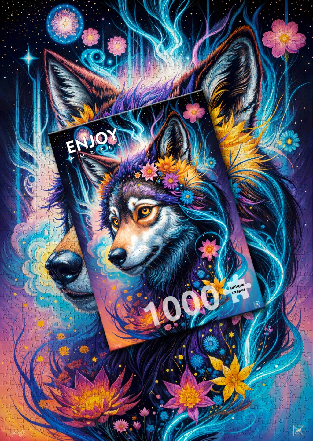 Magical Wolf Portrait - 1000 - foto 6