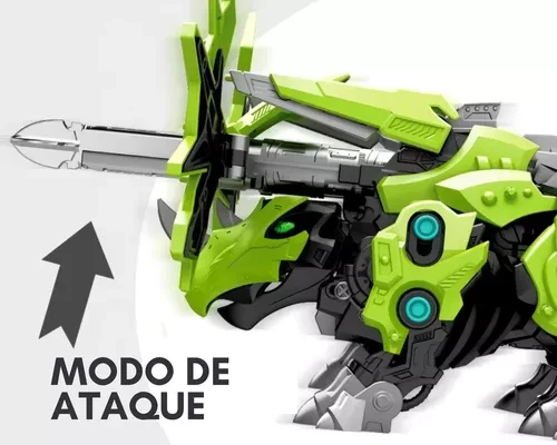 Triceratops - Aromored Dinosaur Model - foto 5