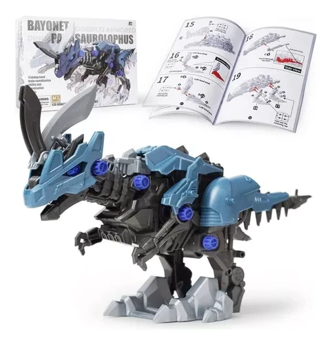 Armored Parasaurlophus Dinosaur Model - foto 4