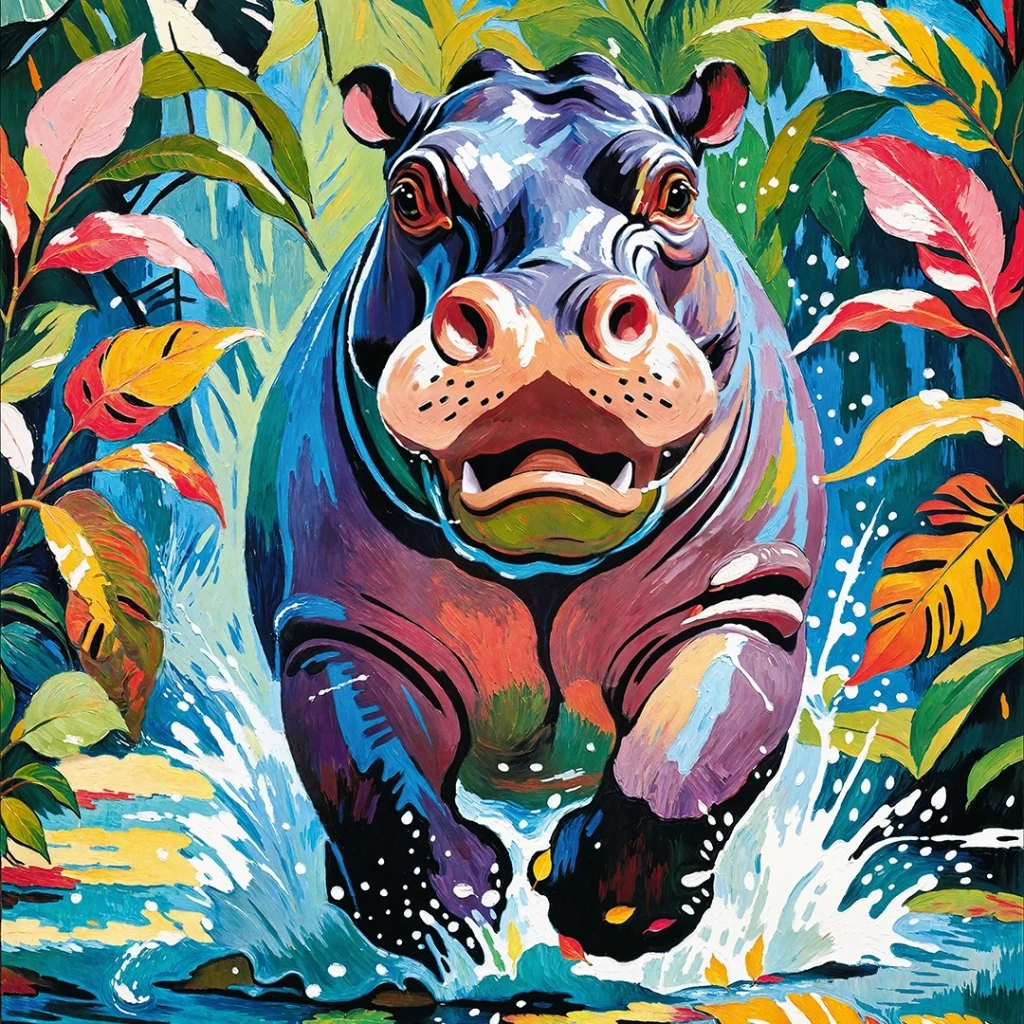 Happy Hippo  - 500 - foto 3