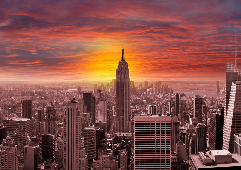 Sunset Over New York Skyline - 1000 - foto 4
