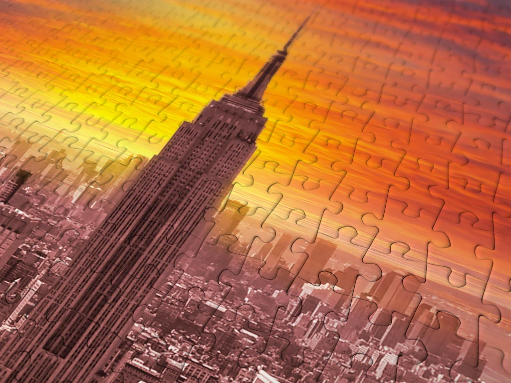 Sunset Over New York Skyline - 1000 - foto 5