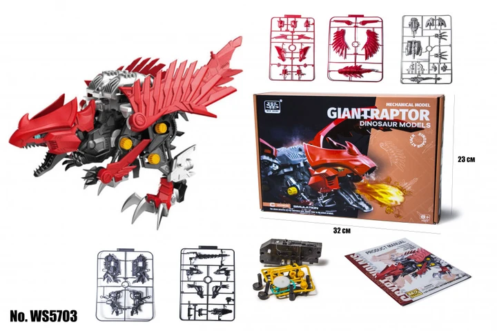 Gigantraptor Armored Dinosaur Model