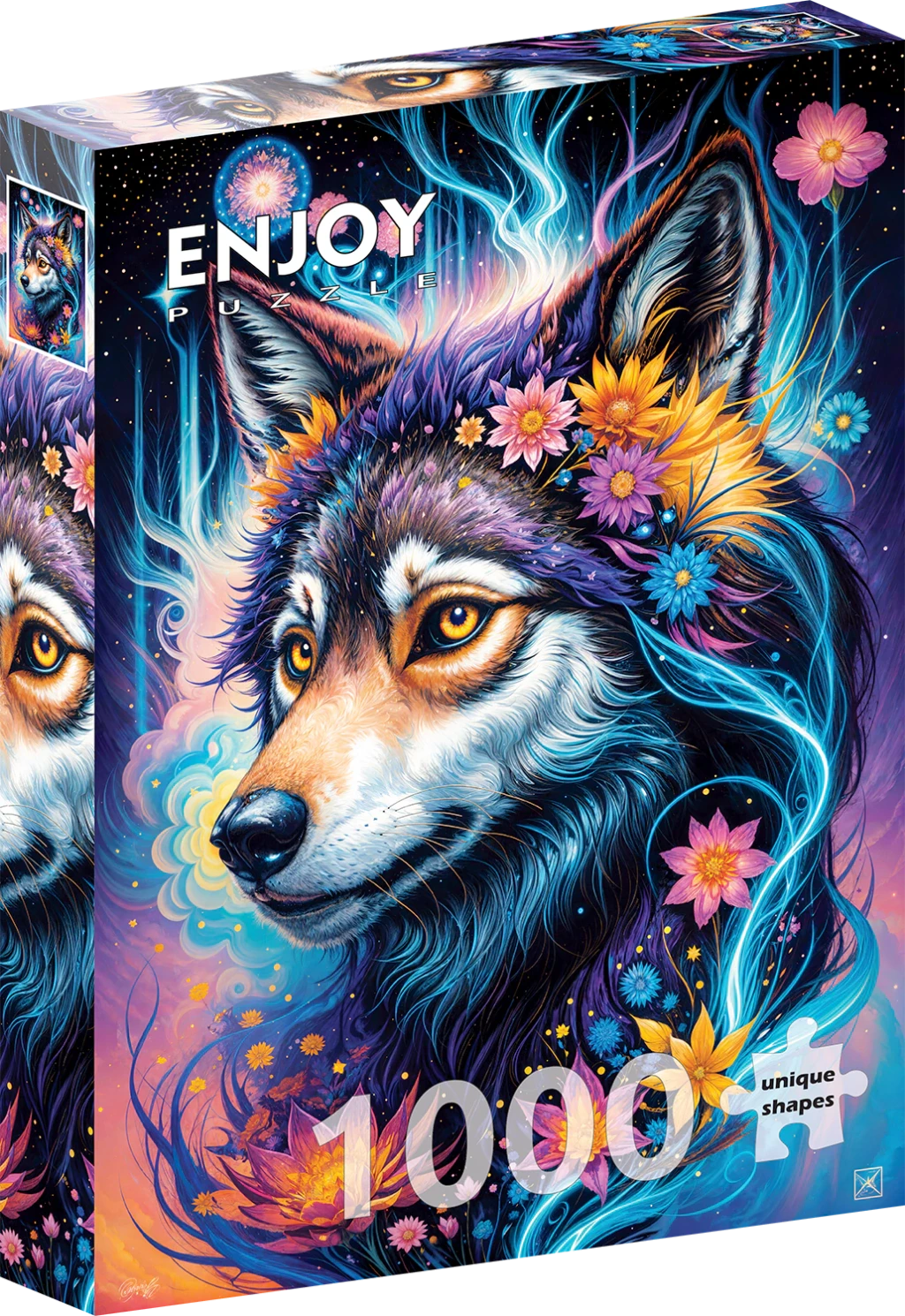 Magical Wolf Portrait - 1000