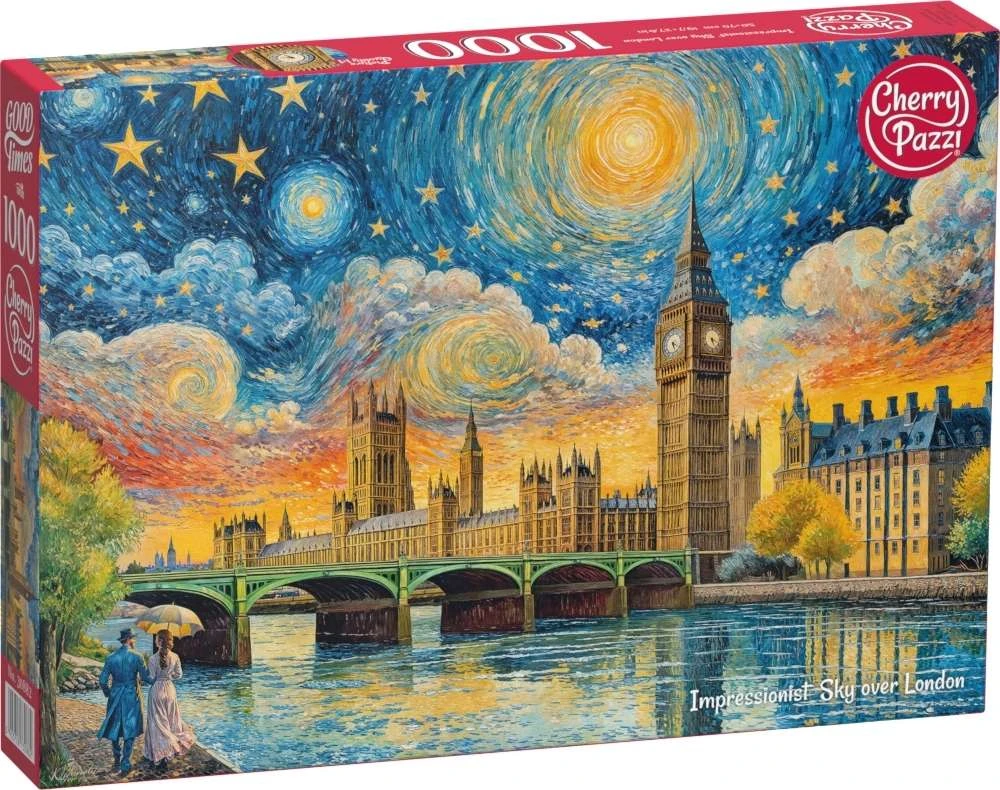 Impressionist Sky Over London - 1000