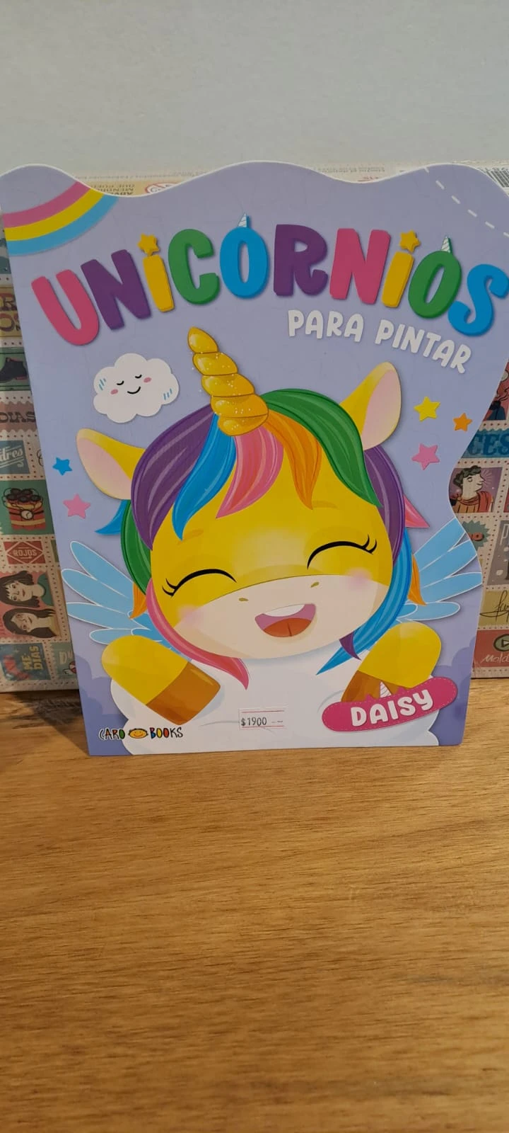 Unicornios para Pintar - Amarillo