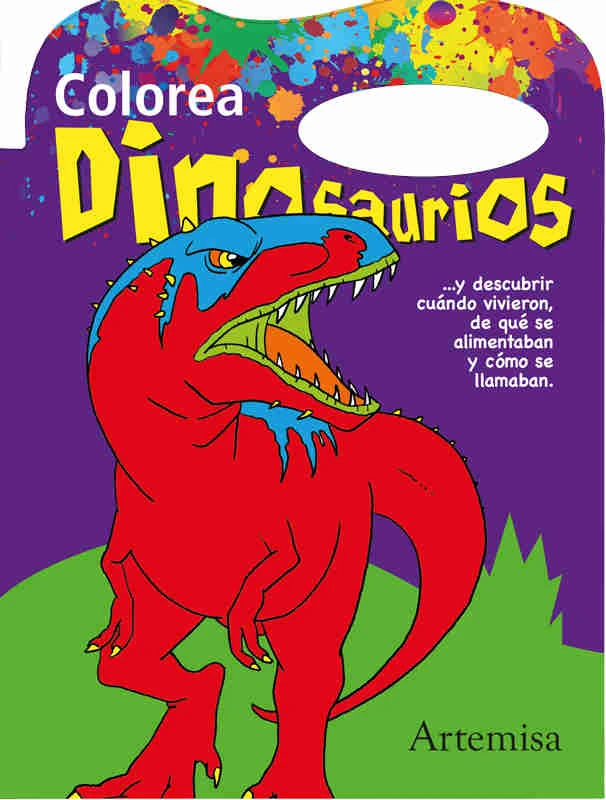 Colorea Dinos - Amarillo