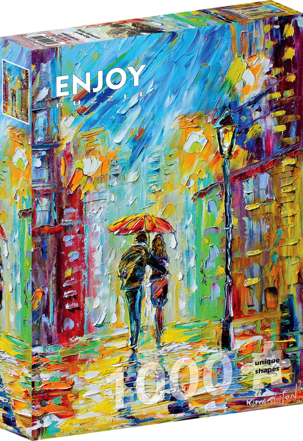 Rainy Romance in the City - 1000